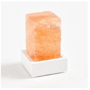 Himalayan Salt Lamp with White Base